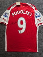 Koszulka Arsenal 14/15 LUKAS PODOLSKI z autografem