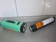 NOWA DUŻA LATARKA AKUMULATOROWA z ŁADOWARKĄ