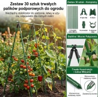 Zestaw 30 el. Podpory Paliki do Roślin Ogrodowych 60cm