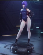 Żywica figurka Motoko Kusanagi 1/10