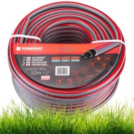 WĄŻ OGRODOWY 50M 1/2'' 6-WARSTWOWY ODPORNY UV 30 BAR ELASTYCZNY POLSKI