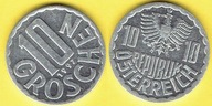 AUSTRIA 10 Groschen 1997 r.