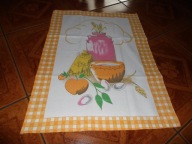 Malowana ścierka kuchenna - 47 cm x 72 cm