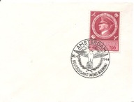 TRZECIA RZESZA -AMSTERDAM 1944 ROK ozdobny stempel na kopercie