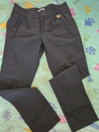 Czarne klasyczne spodnie S