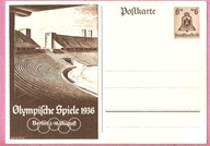 Niemcy 1936, cp /6+4pf/, sport, olimpiada letnia Berlin
