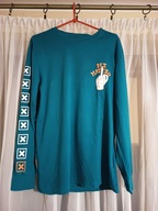 Koszulka Męska Longsleeve Długi Rękaw Nadruk Kolor Cropp M