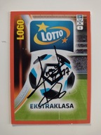 Kart panini autografy Górnik Zabrze 17/18 Angulo Logo Ekstraklasa Legenda