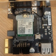Karta WiFi Gigabyte GC-WB1733D-I PCI-E AC1733 Bluetooth 5 dual band