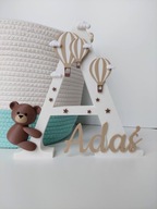 Literka Litera 3D z imieniem - personalizowana SUPER PREZENT BABY SHOWER