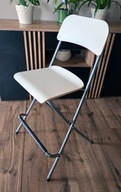 Hoker IKEA FRANKLIN taboret składany, biały, stan bardzo dobry