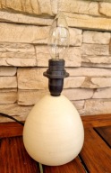 Lampa stołowa ceramiczna ecru lampka