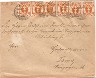GDAŃSK DANZIG -koperta -obieg 1921 rok stempel