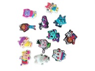 12 przypinki do butów crocs charms ozdoba KOCI DOMEK GABI syrenkotka panduś