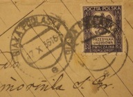 BIAŁA PODLASKA 1936 rok - STARA KOPERTA + 1 ZNACZEK + 3 PIECZĄTKI