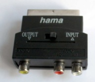 Kabel Hama SCART (Euro) - 3x RCA (cinch) 0,05 m