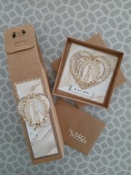 Zestaw pudełko na wino, kartka w pudełku, koperta na pieniądze.