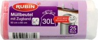 Rubin Worki na śmieci z taśmą 30 l 25 szt.