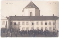 ŁUKÓW ~SZKOŁA~ MŁODZIEŻ W MUNDURKACH ~1915 FOTOGRAFIA ~ATELIER VENUS