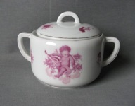 CUKIERNICA : Amorek ANIOŁEK - PUTTO : Porcelana OEPIAG Royal - SECESJA