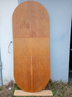 Porządny , rozkładany blat stołu z twardego drewna - 160/200/83 cm
