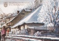CIESZYN - ULICA PRZYKOPA - CIESZYŃSKA WENECJA - MAL. DARIUSZ ORSZULIK