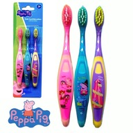 SZCZOTECZKI DO ZĘBÓW ŚWINKA PEPPA 3 SZT. 2+