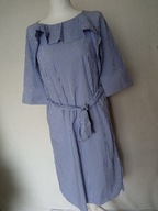 H&M prosta sukienka w paski bawełna r 36
