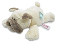 ORYGINALNA MASKOTKA PLUSZOWA PIES MOPS BULDOG N I C I PIESEK Z KOŚCIĄ