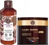 Riche Creme: 1 x krem Dzień/Noc 75ml + Żel Ziarna kawy 400ml Yves Rocher