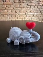 Słonik z Serduszkiem 3D – Magiczna figurka od Świat Magii 3D