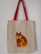 Laurel BURCH - torba RĘCZNIE malowana