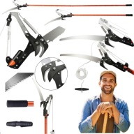 SEKATOR NOŻYCE RĘCZNE PIŁA TELESKOPOWA NA WYSIĘGNIKU 2W1 ZASIĘG DO 4M