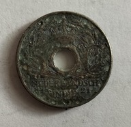 moneta Holenderskie Indie Wschodnie 5 cent 1921