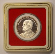 JAN PAWEŁ II - MATKA BOSKA z DZIECIĄTKIEM 1 OZ 999 - 1 UNCJA SREBRA, ŁADNY
