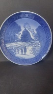 Talerz kolekcjonerski Royal Copenhagen Christmas Plate 1973 vintage design