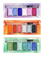 FARBY AKWARELOWE SUCHE METALICZNE 18 KOLORÓW + 3x PĘDZEL WODNY