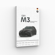 Obraz na Płótnie 30x40cm BMW M3 Competition Touring Sport Auto Design Hit
