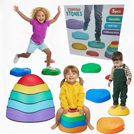 ŚCIEŻKA SENSORYCZNA Kamienie Balansujące Trening Równowagi Dla Dzieci 5szt