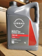 OLEJ SILNIKOWY NISSAN 5W40 A3/B4 5L OEM