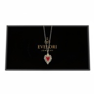 Naszyjnik Płonące Serce Sacred Heart Vintage Goth Y2K Stal