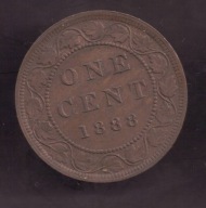 Kanada - 1 Cent 1888 rok