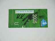 STAL RZESZÓW - HETMAN ZAMOŚĆ bilet 2005