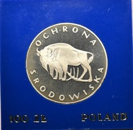 100 złotych 1977 Żubr - SREBRO