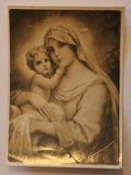 STARY OBRAZEK RELIGIJNY - Kraków - Radziechowy - Cięcina 1954 rok