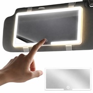 LUSTERKO LED DO SAMOCHODU PODŚWIETLANE DO MAKIJAŻU KOSMETYCZNEGO