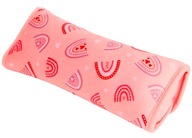 Welurowa Poduszka i Nakładka na Pas Bezpieczeństwa 2w1 Ochraniacz SERDUSZKA