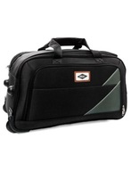 Mała torba podróżna na kółkach CZARNA lekka i pojemna 30L