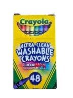 Kredki świecowe zmywalne dla dzieci Crayola Ultra-Clean Color Max 48 pcs