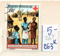 Republika Środkowej Afryki 26 T , nr 263 , komplet